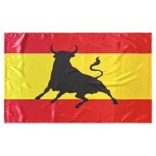 Bandera de España toro
