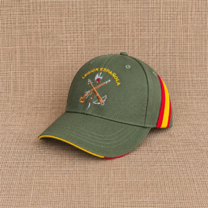 Gorra verde Legión Española Bandera