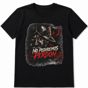 Camiseta No pediremos perdón (negra)
