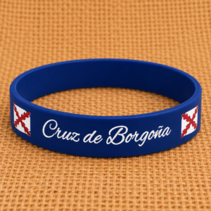 Pulsera Silicona Cruz de Borgoña