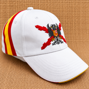 Gorra Cruz de Borgoña con Águila Bicéfala bordada