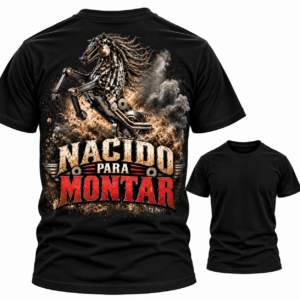 Camiseta Motor Nacido para montar, negro